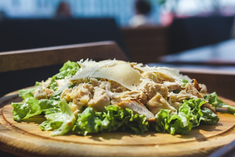 Caesar Salad fresh greens Papa Ginos